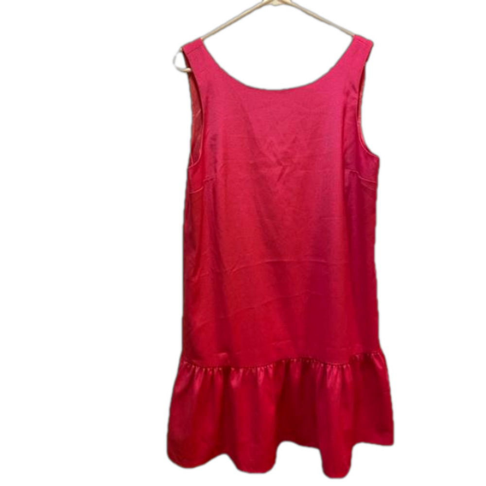 BCBGeneration drop waist “Barbie pink” dress with low back